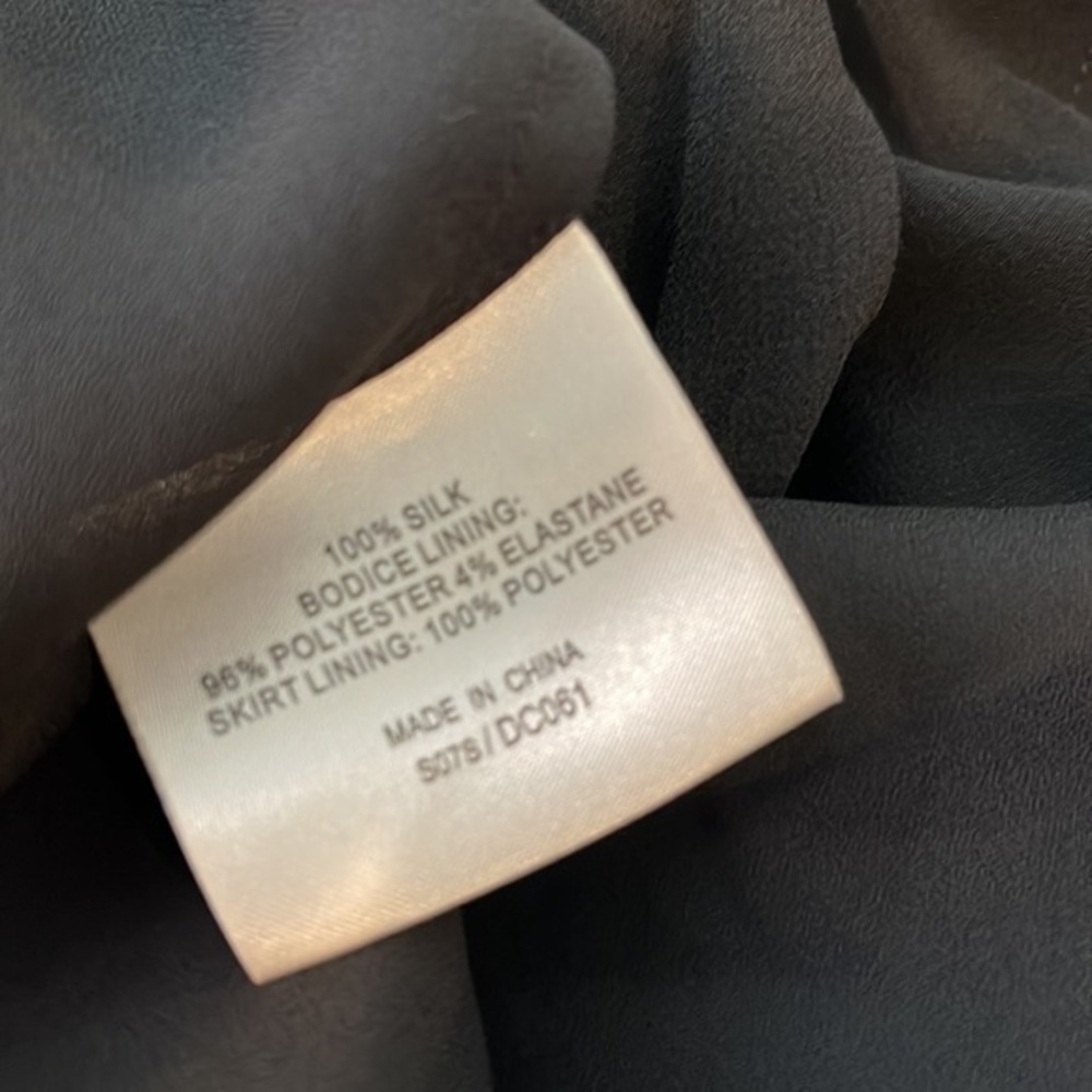 Karen Mullen Black silk cocktail dress - Picture 7 of 7